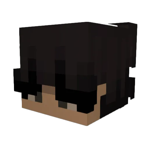 cetu Minecraft avatar head, 3D render