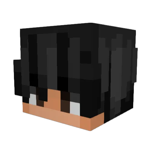 cev1che Minecraft avatar head, 3D render