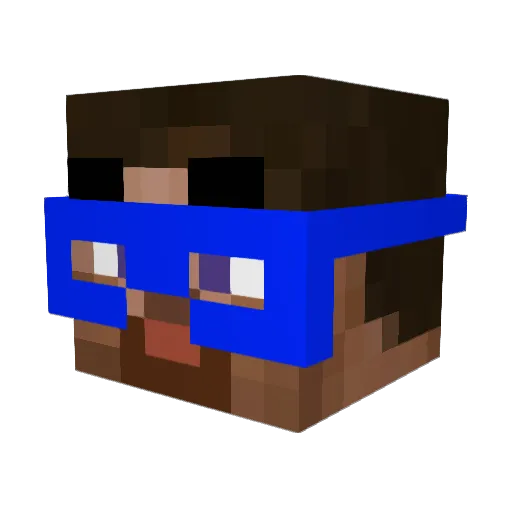 cevapciciii Minecraft avatar head, 3D render