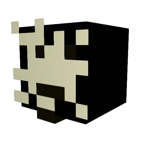 cewpah Minecraft avatar head, 3D render