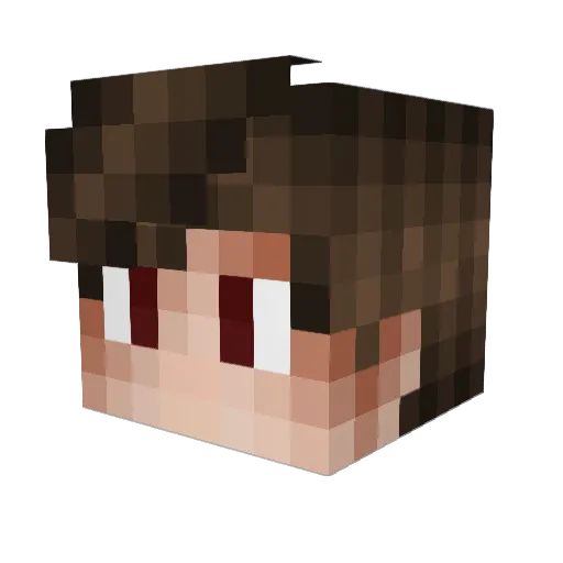 cewsy Minecraft avatar head, 3D render