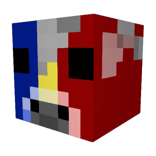 cfernandezz Minecraft avatar head, 3D render