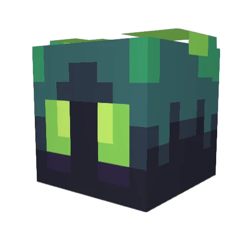 cfh_yeet Minecraft avatar head, 3D render