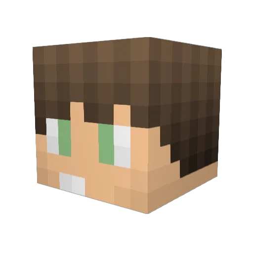 cflatley6 Minecraft avatar head, 3D render