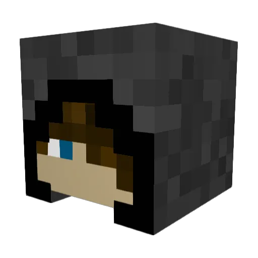 cfrost6 Minecraft avatar head, 3D render
