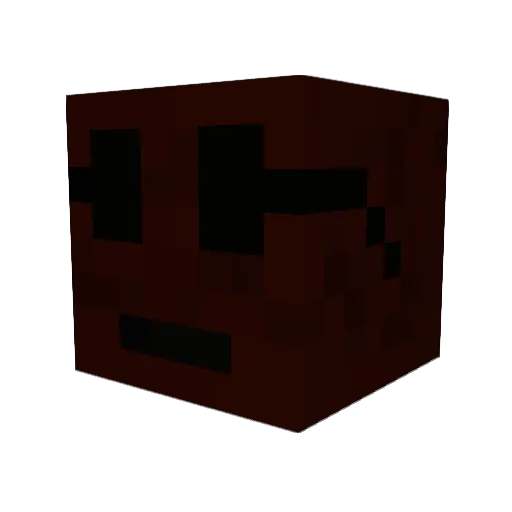 cfvedova Minecraft avatar head, 3D render