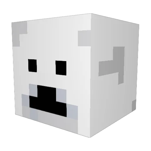 cg512 Minecraft avatar head, 3D render