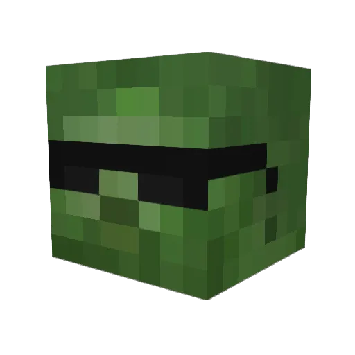 cgale2684 Minecraft avatar head, 3D render