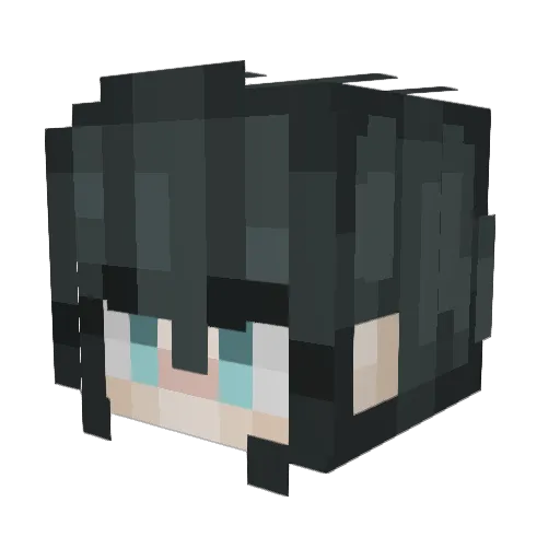 cgborca Minecraft avatar head, 3D render