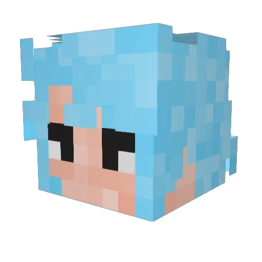cgmason15 Minecraft avatar head, 3D render