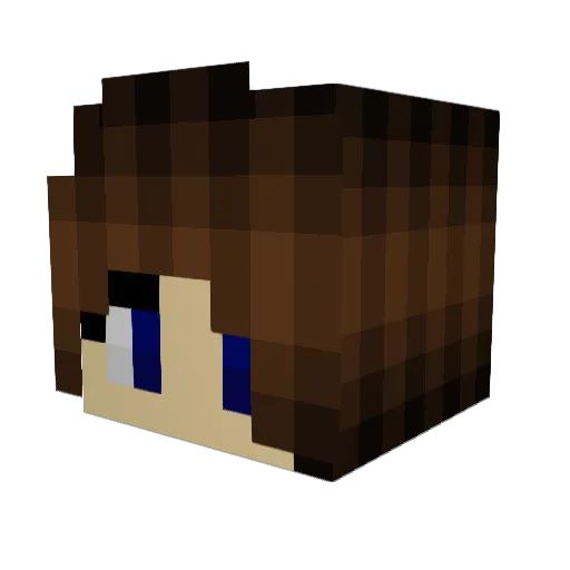 cgrig42 Minecraft avatar head, 3D render