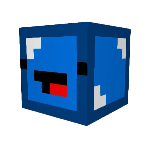 ch0nkychungus Minecraft avatar head, 3D render