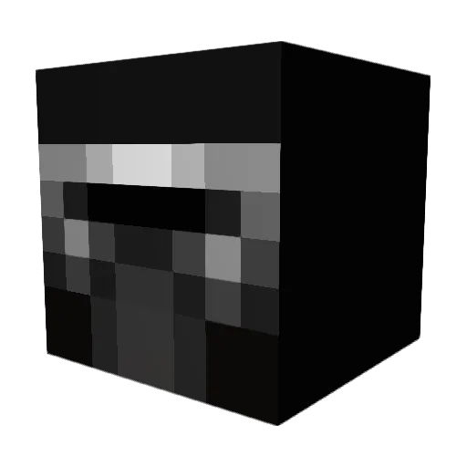 ch110 Minecraft avatar head, 3D render