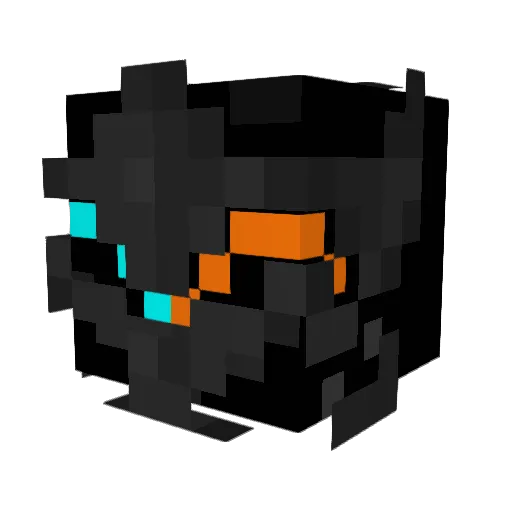 ch1Mz Minecraft avatar head, 3D render