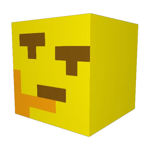 ch1ha0 Minecraft avatar head, 3D render
