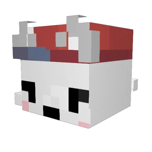 ch3micall_ Minecraft avatar head, 3D render