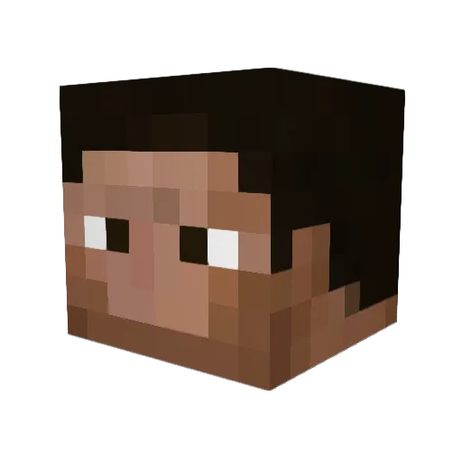 ch3ngs Minecraft avatar head, 3D render