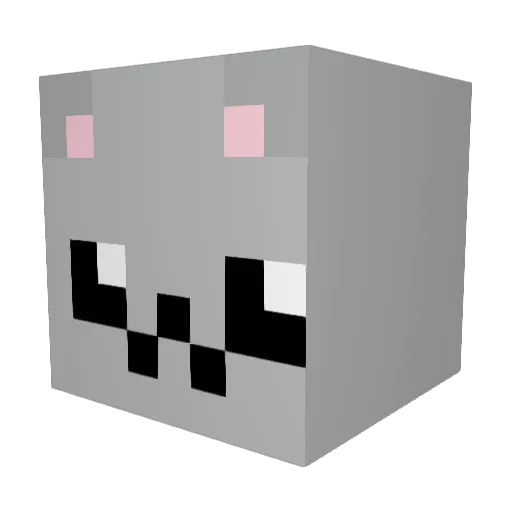 ch4r1ize Minecraft avatar head, 3D render