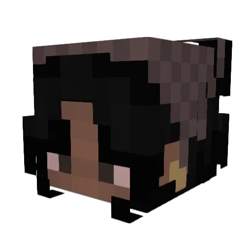ch4rcha4r Minecraft avatar head, 3D render