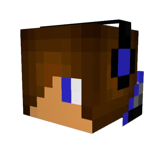ch4rlie1 Minecraft avatar head, 3D render