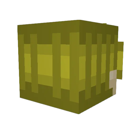 chEsepIe Minecraft avatar head, 3D render