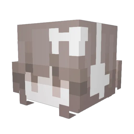 chH1brp Minecraft avatar head, 3D render