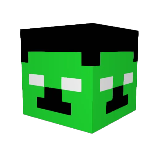 chPPL69 Minecraft avatar head, 3D render