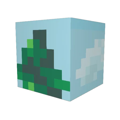 cha1025 Minecraft avatar head, 3D render