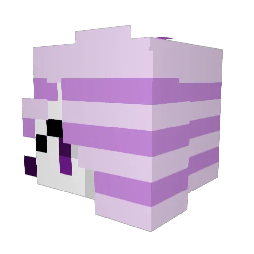 chaIkeater Minecraft avatar head, 3D render