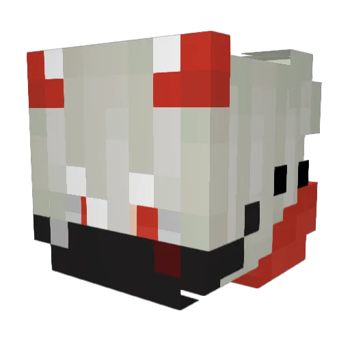 cha_chen Minecraft avatar head, 3D render