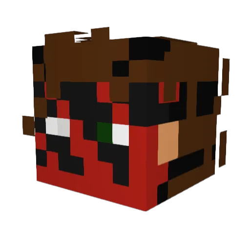 chaarli28 Minecraft avatar head, 3D render