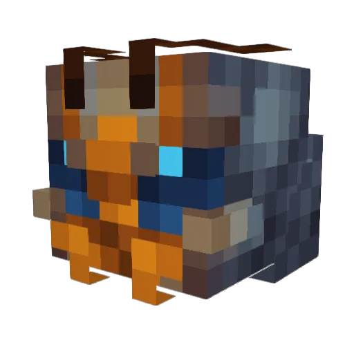chabe2002 Minecraft avatar head, 3D render