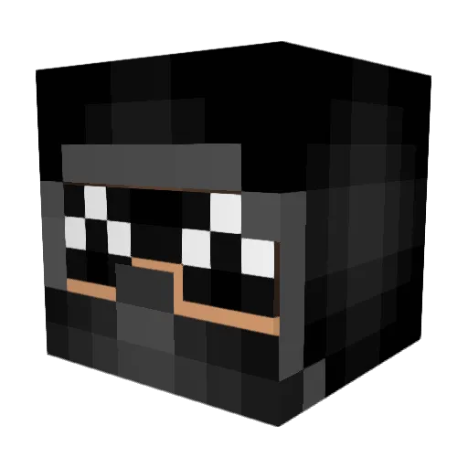 chachaboss31 Minecraft avatar head, 3D render