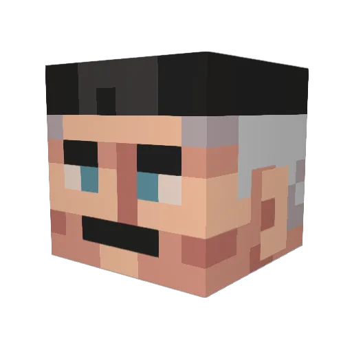 chachaslide16 Minecraft avatar head, 3D render