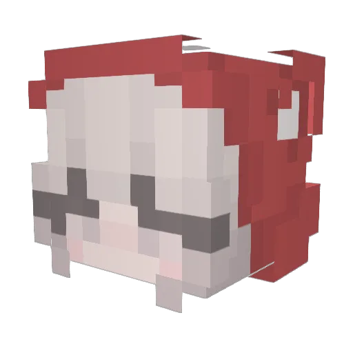 chachyx Minecraft avatar head, 3D render