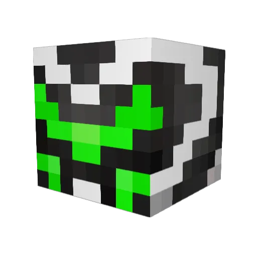 chack0317 Minecraft avatar head, 3D render