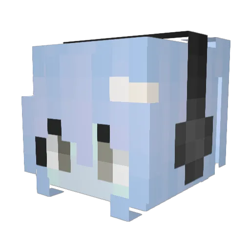 chacopenchan Minecraft avatar head, 3D render