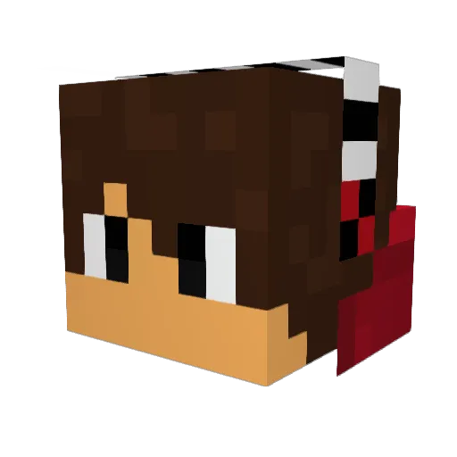 chad913 Minecraft avatar head, 3D render