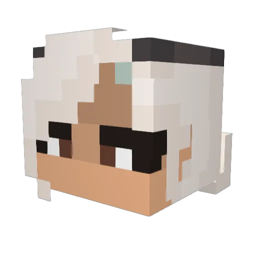chadchazz Minecraft avatar head, 3D render
