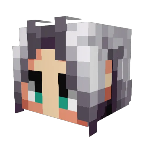 chadsmen3 Minecraft avatar head, 3D render
