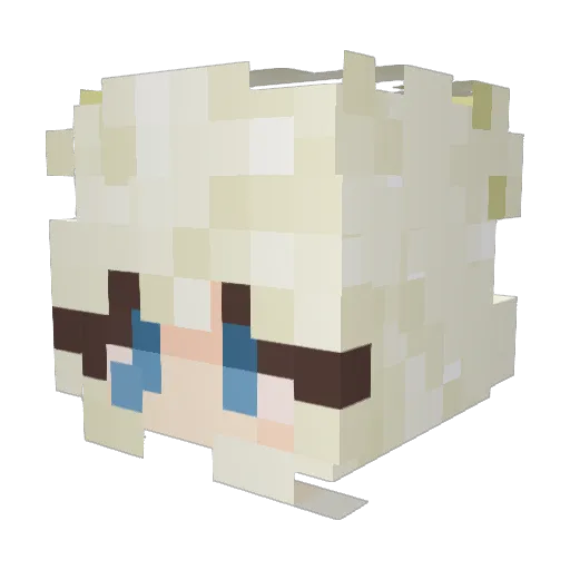 chaeha1104 Minecraft avatar head, 3D render