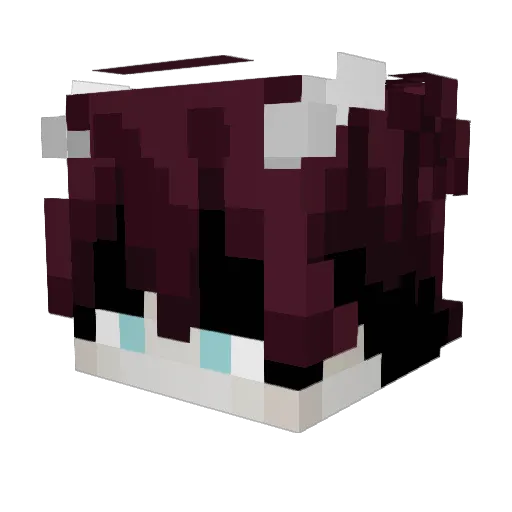 chafix Minecraft avatar head, 3D render