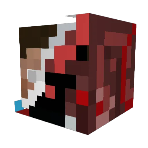 chagan2274 Minecraft avatar head, 3D render