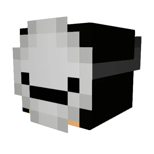 chager99 Minecraft avatar head, 3D render