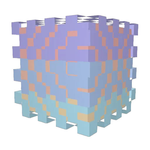 chaiTheo Minecraft avatar head, 3D render