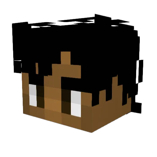 chaikey14 Minecraft avatar head, 3D render