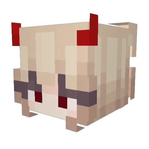 chailllgre Minecraft avatar head, 3D render