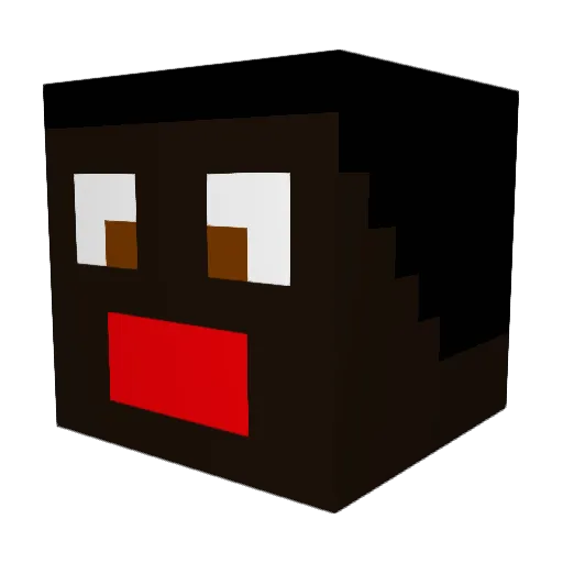 chairybear Minecraft avatar head, 3D render