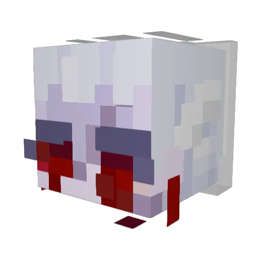 chaithechuu Minecraft avatar head, 3D render