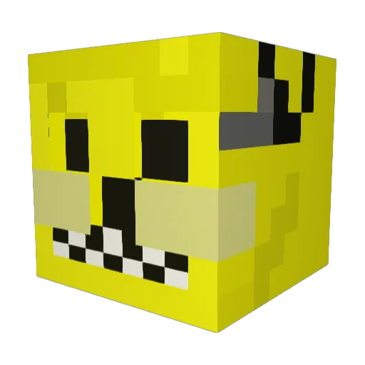 chaithedog Minecraft avatar head, 3D render